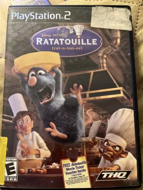 Pixar Ratatouille Sony Playstation 2 Ps2 2007 No Manual 1633