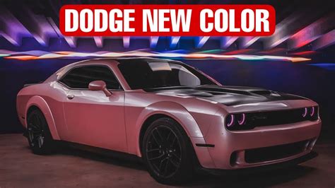 Dodge Released A New Color For 2023 Challenger Hellcat Youtube