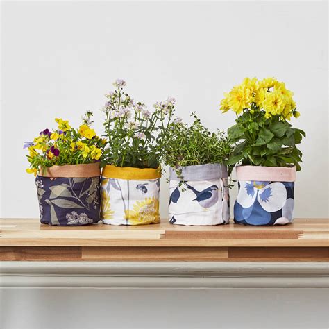 Fabric Pot For Plants Or Storage By Lorna Syson
