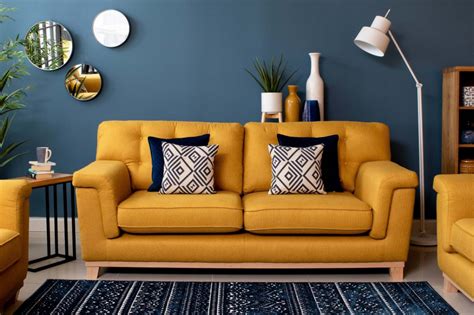 mustard yellow sofa living room ideas