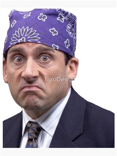 Michael Scott Prison Mike The Office Poster By Tyrodesign Redbubble