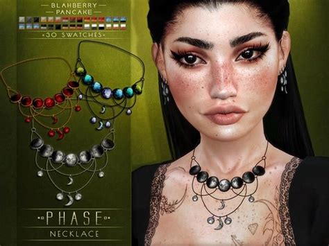 Blahberry Pancake Phase Necklace The Sims 4 Download