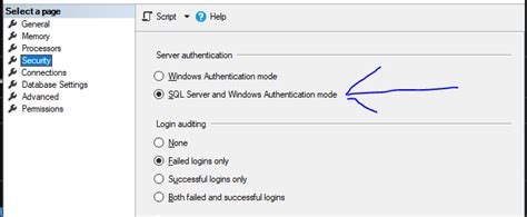 Command To Set Server Authentication To Sql Server And Windows Authentication Mode Stack Overflow