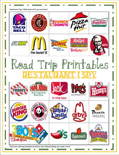 free road trip game printables free homeschool deals