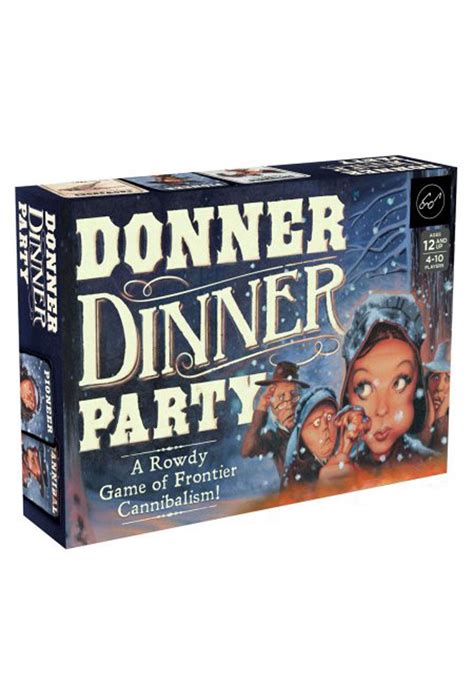 Any activities related to conversation still maintain a formal environment. Donner Dinner Party Game