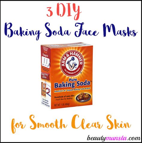 Top 3 Baking Soda Face Mask Recipes For Clear Skin Beautymunsta