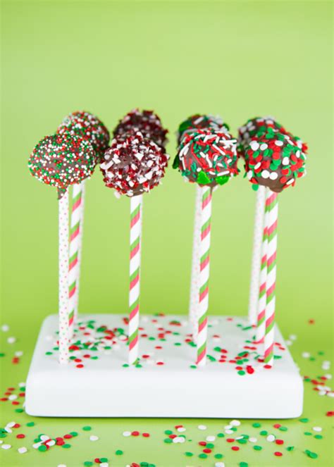 Red velvet christmas truffles cake pops without the stick. Christmas Cake Pops