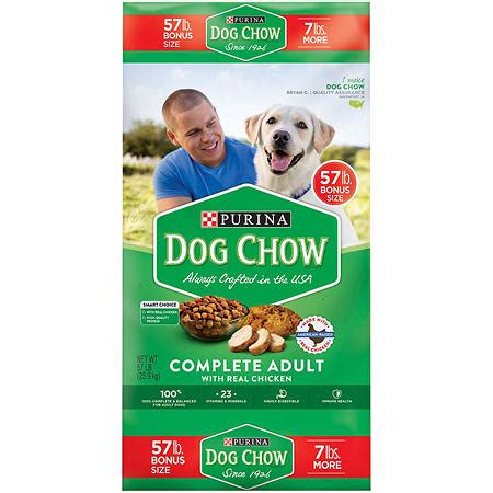 3521 kcal/kg (calculated) 413 kcal/cup (calculated) ratings & reviews. Purina Dog Chow Complete Adult Chicken Dry Dog Food (57 ...