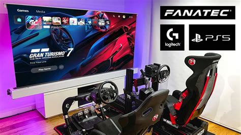 Gran Turismo 7 Ultimate 2 Player Split Screen Setup With Fanatec Logitec Logitech Rigs