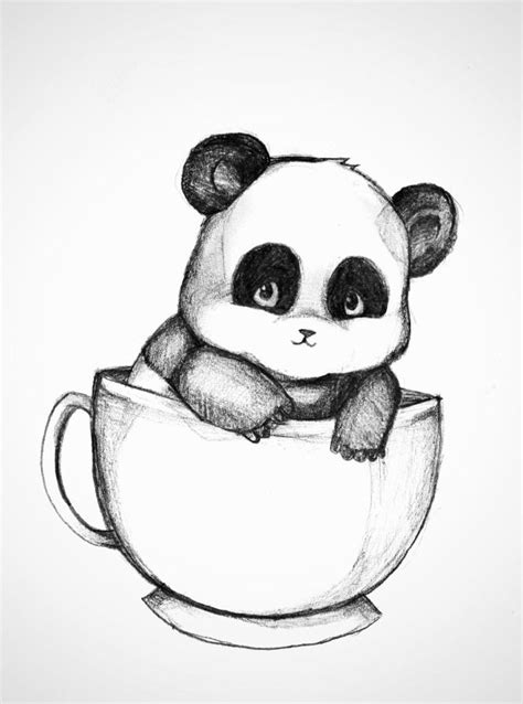 Deviantart More Like Panda Oof Sketch By Adrena Lynne Cute Drawings