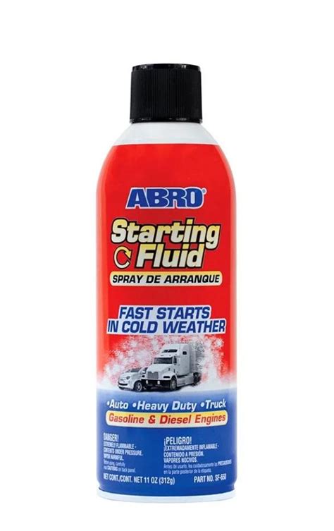 Starting Fluid Abro 11oz Sf 650 A Ally And Sons