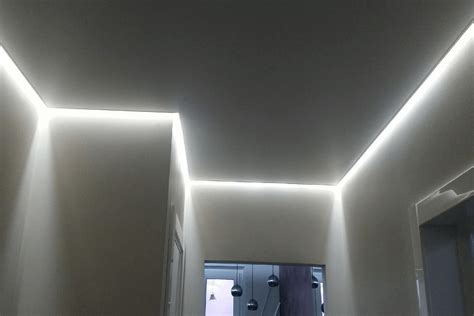 парящий потолок с подсветкой фото - bagno.site