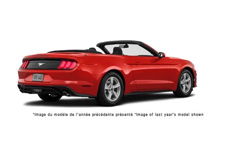 2023 Mustang Convertible Ecoboost Starting At 39675 Dupont Ford Ltee