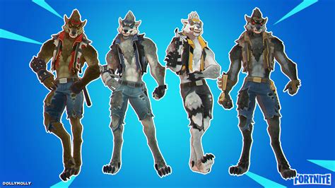 Fortnite Werewolf Dire Pack Model Dl Mmd By Dollymolly323 On