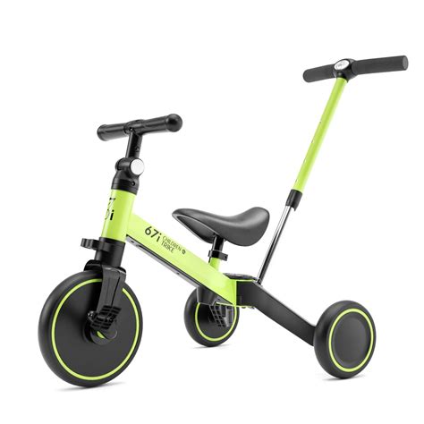 Korimefa Kids Tricycle With Push Handle Kids Push Trike For Boys Girls