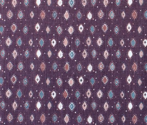 Peter is always on the hunt for patterns that catch his eye. Oona - Aubergine | Textiles, Peter dunham, Los angeles ...