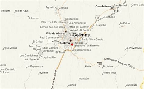 Mexico Colima World Map