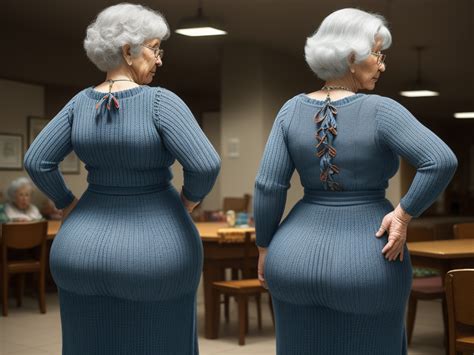Up Resolution Image Grandma Wide Hips Big Hips Gles Knitting