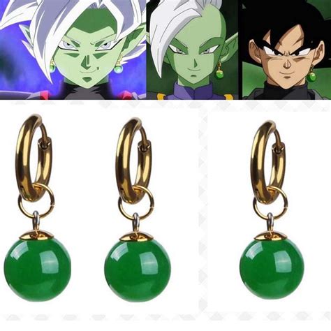 , bejitto), called vegerot in the viz english manga, is the result of the fusion between goku and vegeta by the use of the potara earrings. Dragonball Z Dragon Ball Black Son Goku Earrings Eardrop ...