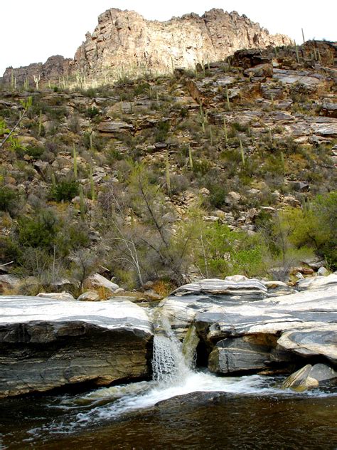 Sabino Canyon Hike Main Road Tucson Az Tucson Az Tucson Round Trip