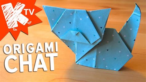 Origami Chat Facile - origami cat - YouTube