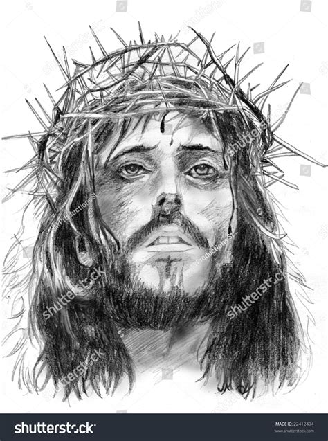 Jesus Crown Thorns Ilustración De Stock 22412494 Shutterstock