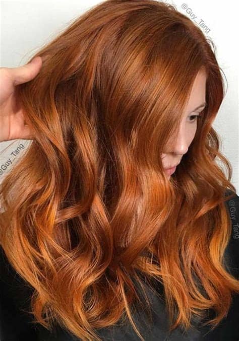 It can be found with a wide array of skin tones and eye colors. 100 Badass Red Hair Colors: Auburn, Cherry, Copper ...
