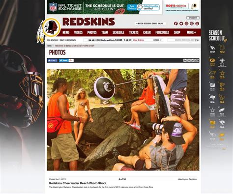Washington Redskins Cheerleaders Describe Topless Photo Shoot And Uneasy Night Out The New