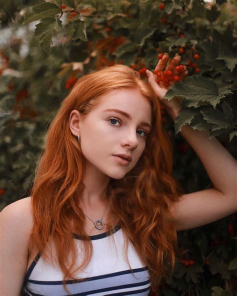 julia adamenko prettygirls ginger hair color short red hair girls with red hair