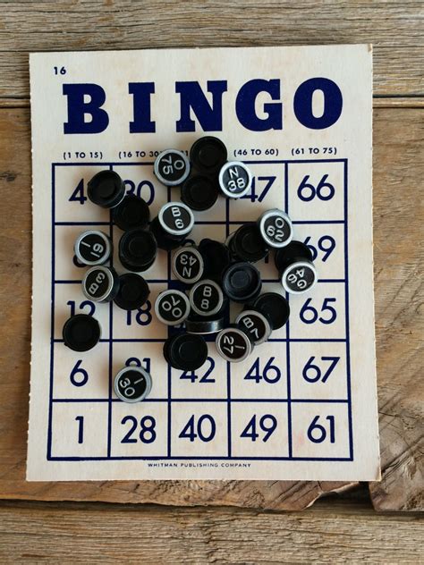 Vintage Whitman Bingo Game Vintage Board Game Games And Etsy