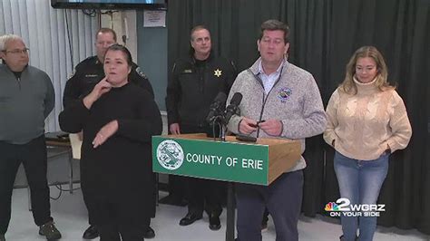 Erie County Officials Provide 9 Pm Winter Storm Update