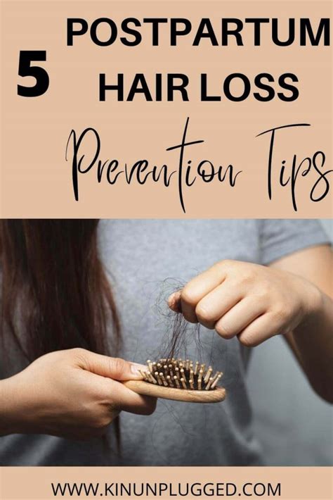 How To Stop Postpartum Hair Loss 5 Top Tips Kin Unplugged