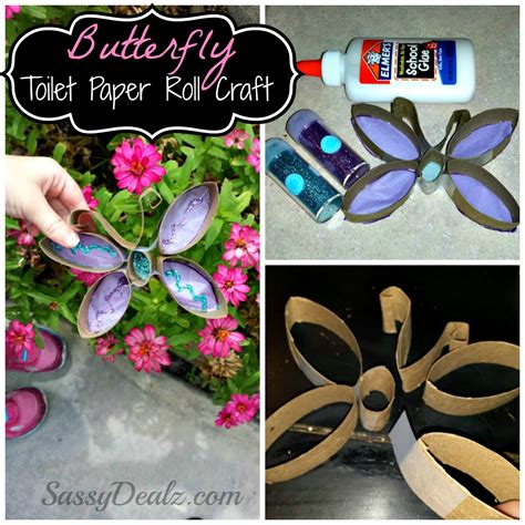 Diy Butterfly Toilet Paper Roll Craft For Kids Crafty