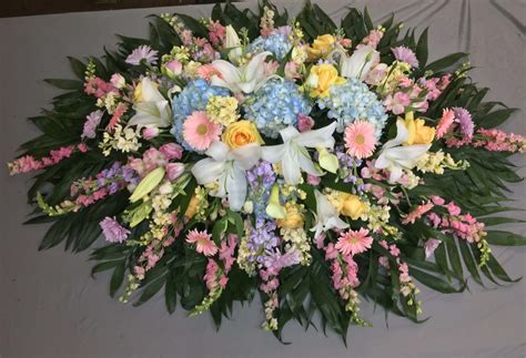 Must be 21+ years to enter. Pastel Casket Spray in Glenside, PA | Coupe Flowers Inc.