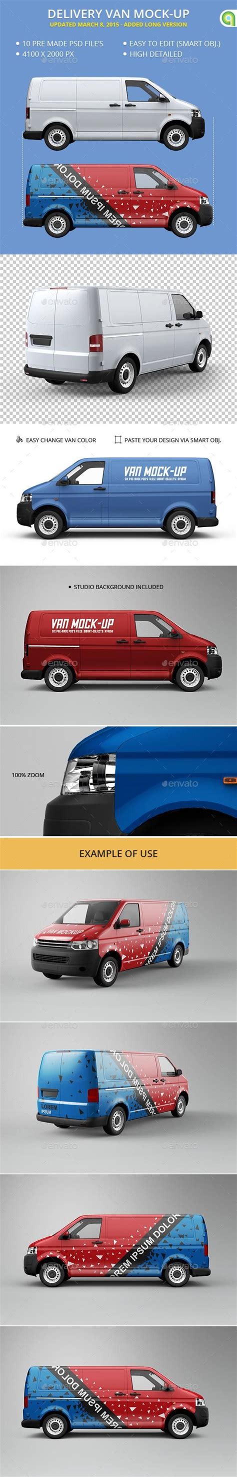 Download Van Mock-Up | Van, Print mockup, Mockup