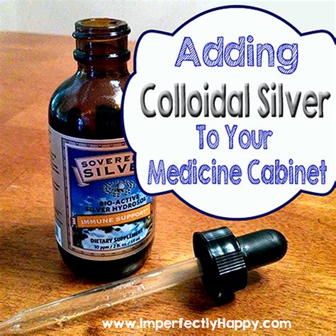 In this lab, you will make your own gold nanoparticles. Using Colloidal Silver - Imperfectly Happy Homesteading