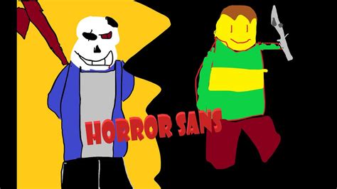 Horror Sans Roblox Last Corridor Youtube