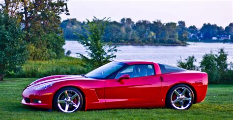 Victory Red Base C6 With Plasti Dipped 5 Star Wheels Corvetteforum
