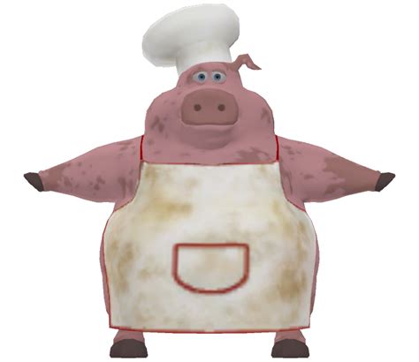 Wii Barnyard Pig Chef The Models Resource