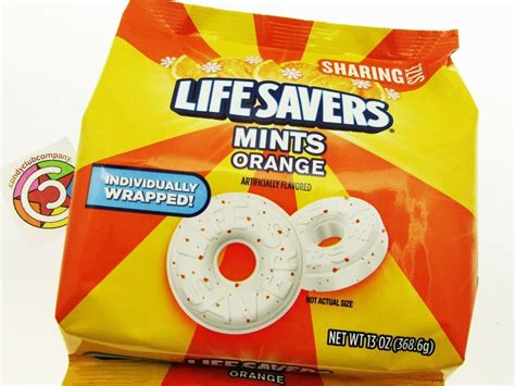 Lifesavers Orange Mint Hard Candy Individually Wrapped 13oz Bag