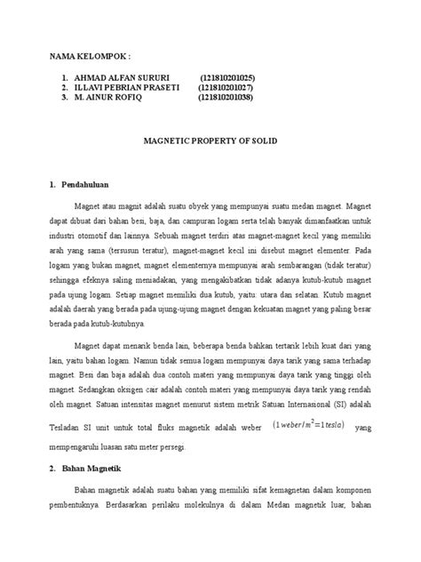 Maybe you would like to learn more about one of these? SIFAT KEMAGNETAN BAHAN