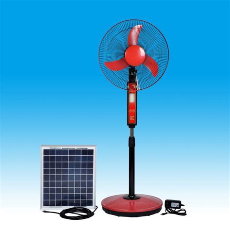 Metallic Solar Pedestal Fan Acs Lighting Private Limited Id 4144433291