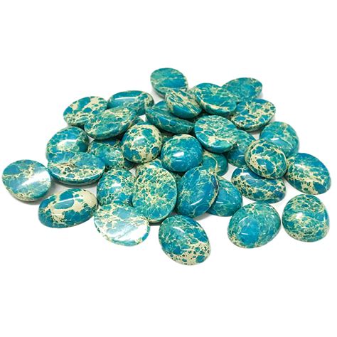 Stabilized Turquoise Oval Cabochons Wholesale Bling Gemstone Coltd