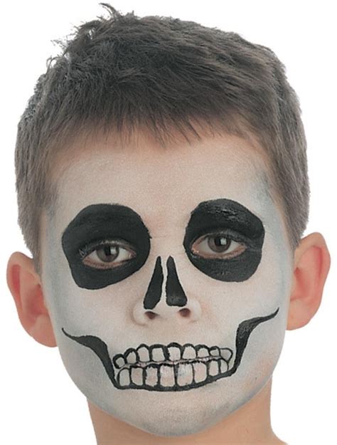 Skeleton Face Paint Goodtoknow Easy Halloween Face