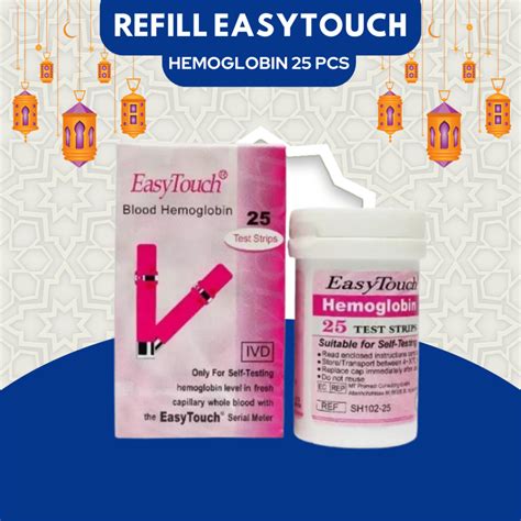 Jual Strip Hb Easytouch Test Hemoglobin Refill Easy Touch Isi