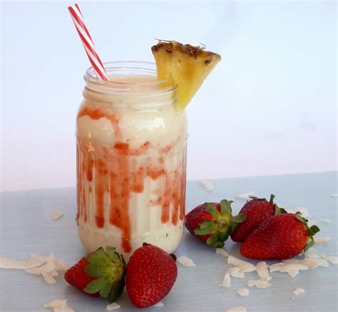 Una Fiera En Mi Cocina Strawberry Piña Colada Smoothie Batido De