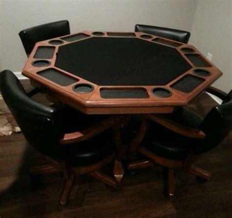 80 x 36 folding 8 player deluxe texas poker table top with bag. Used Casino Poker Table | eBay