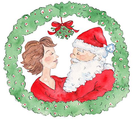 mommy kissing santa claus clipart 10 free cliparts download images on clipground 2024