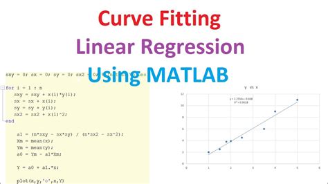 Linear Regression Using Matlab Youtube