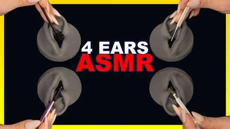 Asmr 4 Ears No Talking 1 Hour Intense Ear Cleaning Tingles Youtube